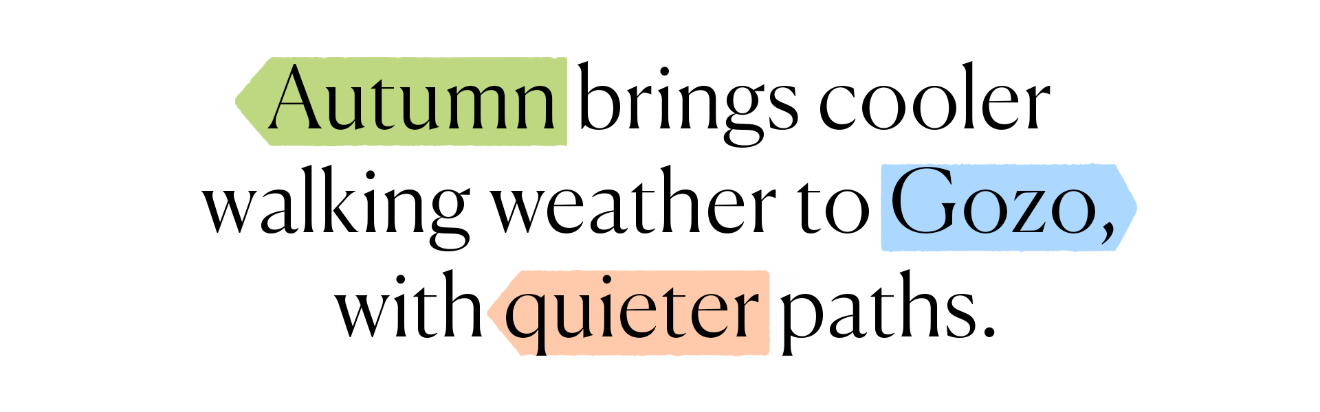 Autumn on Gozo – Colour & Calm Branded text: Autumn on Gozo – Colour & Calm