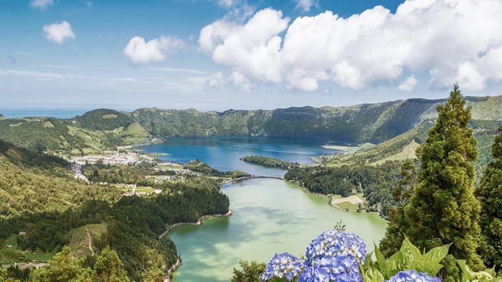 Walking in the Azores, Portugal Volcanic landscapes and coastal views in the Azores
